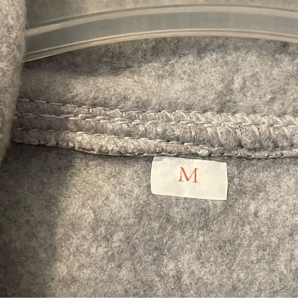 Champion Heather Gray Hoodie with Blue and Red Emblem - Picture 6 of 7
